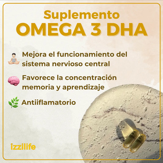 Beneficios del Omega 3 DHA Izzilife easy life izilife isilife issilife