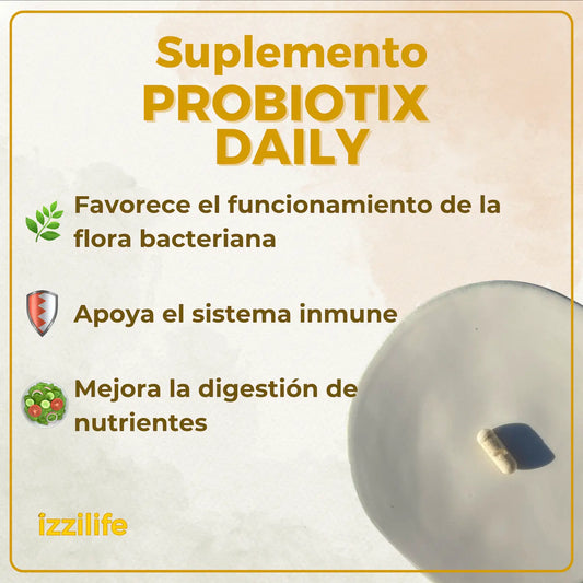 Beneficios del Probiotix Daily Probiótico Izzilife easy life izilife isilife issilife